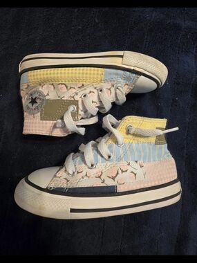 Converse Kids High-Top Sneakers in Pink, Blue, Yellow